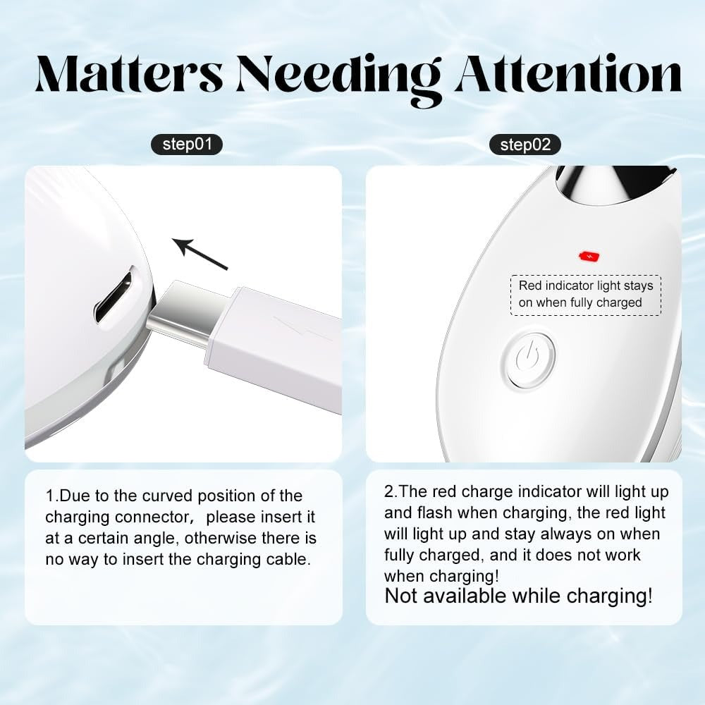 Facial EMS Massager for Face & Neck | Microcurrent Lifting, Eye Massage, Wrinkle Remover, Red Light Therapy