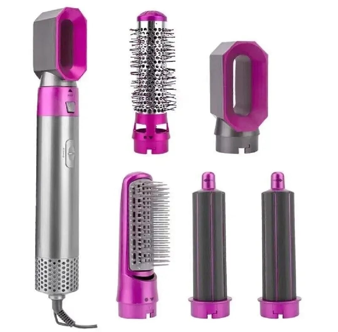 5-in-1 Hot Air Styler & Dryer Brush – Ionic Frizz Control