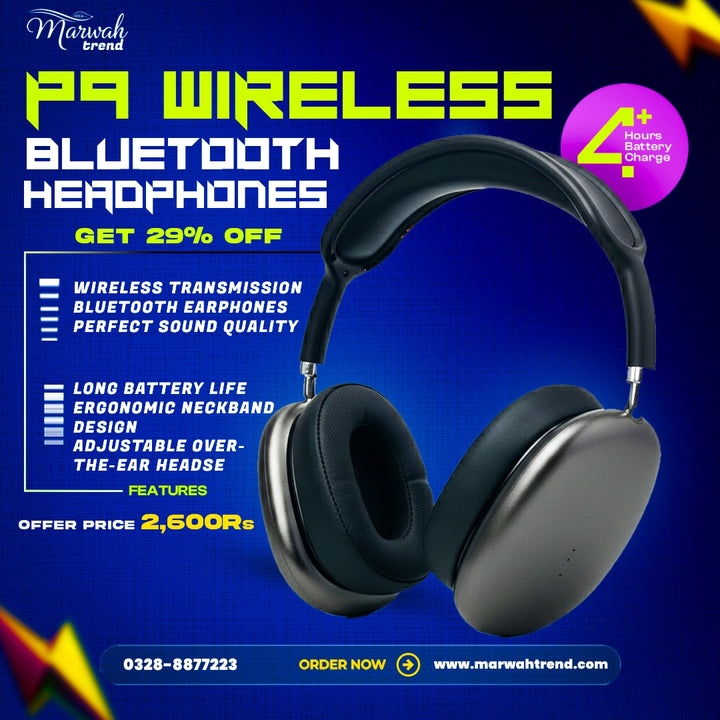P9 Wireless Bluetooth Headphones