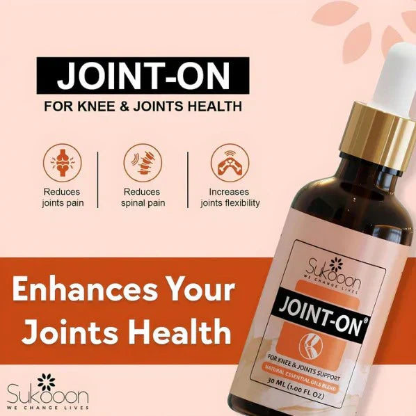 Sukoon Joint-On Essential Oil Blend (100% Organic) - For Joint Pain
