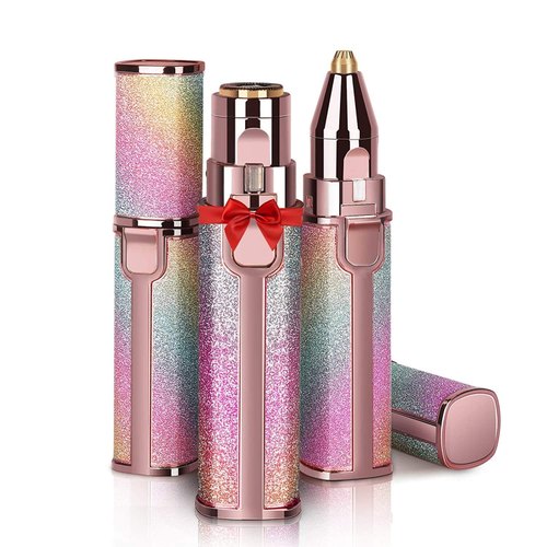 2-in-1 Flawless Facial Hair Remover & Eyebrow Trimmer (USB Rechargeable)