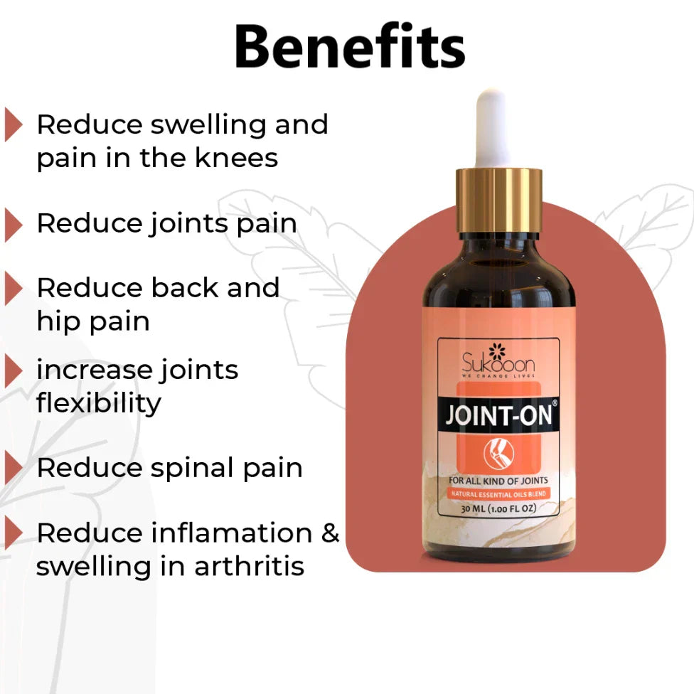 Sukoon Joint-On Essential Oil Blend (100% Organic) - For Joint Pain